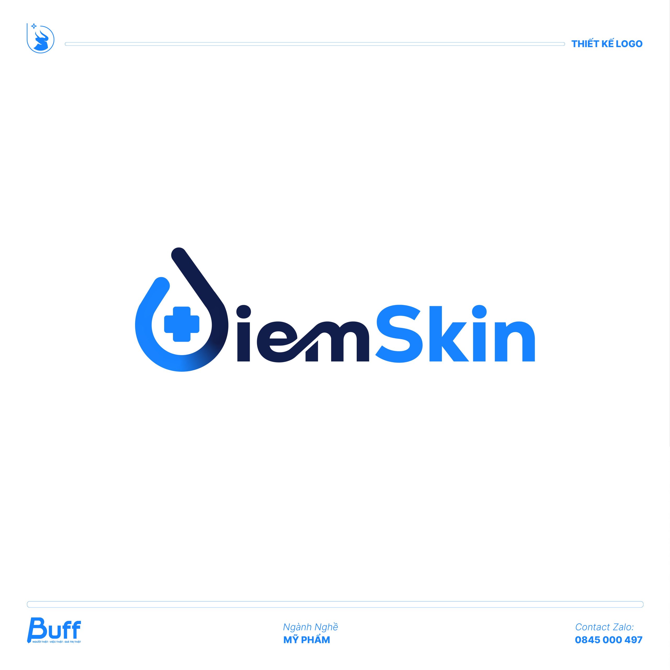 Logo ViemSkin thiết kế bởi Buff Design