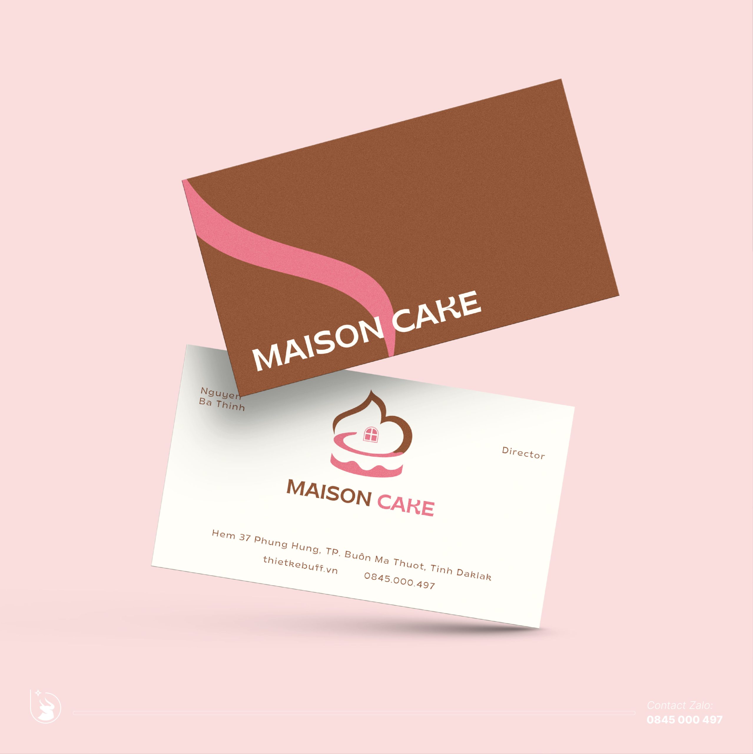 Name card Maison Cake