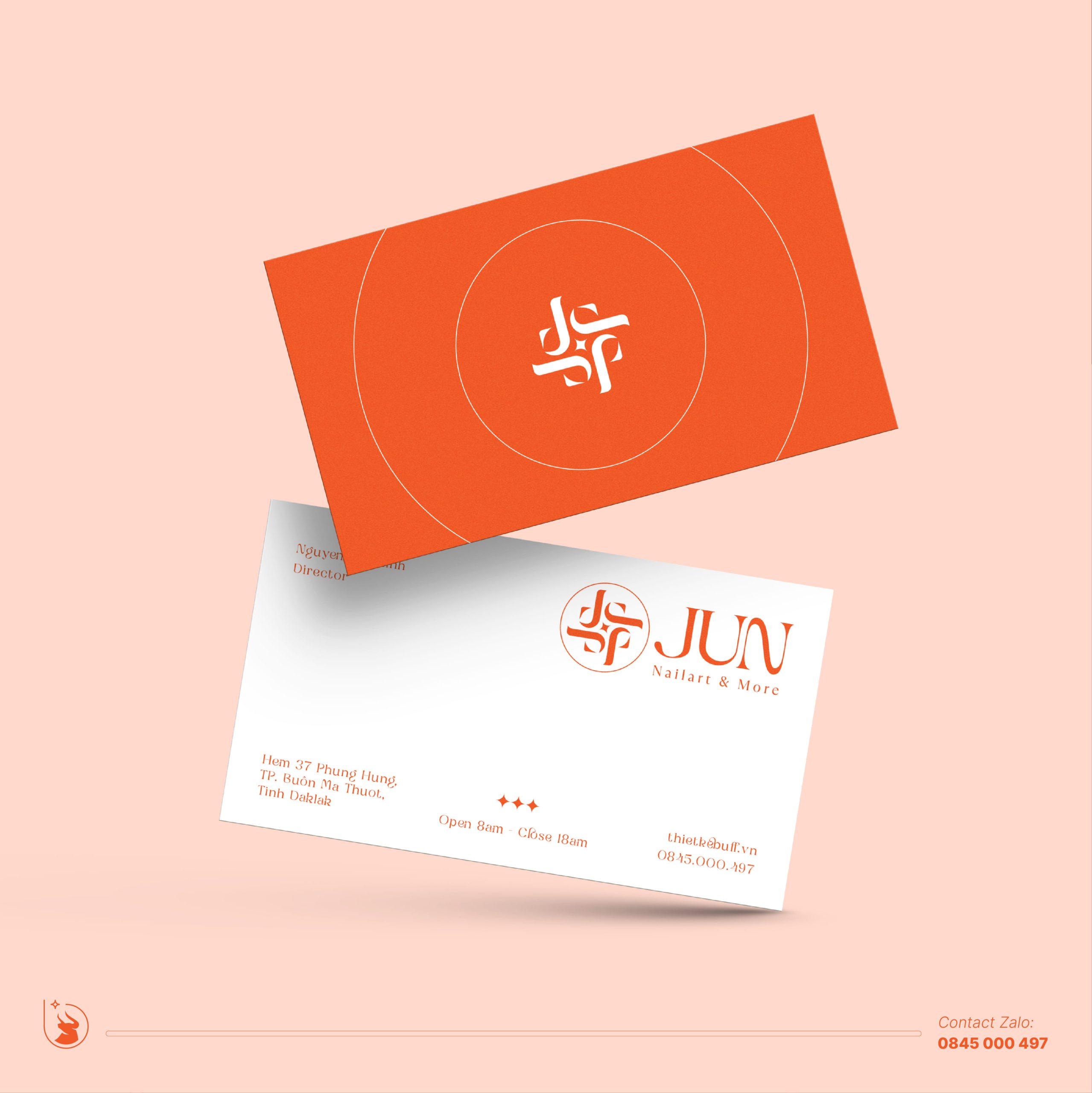 Name Card JUN Nailart
