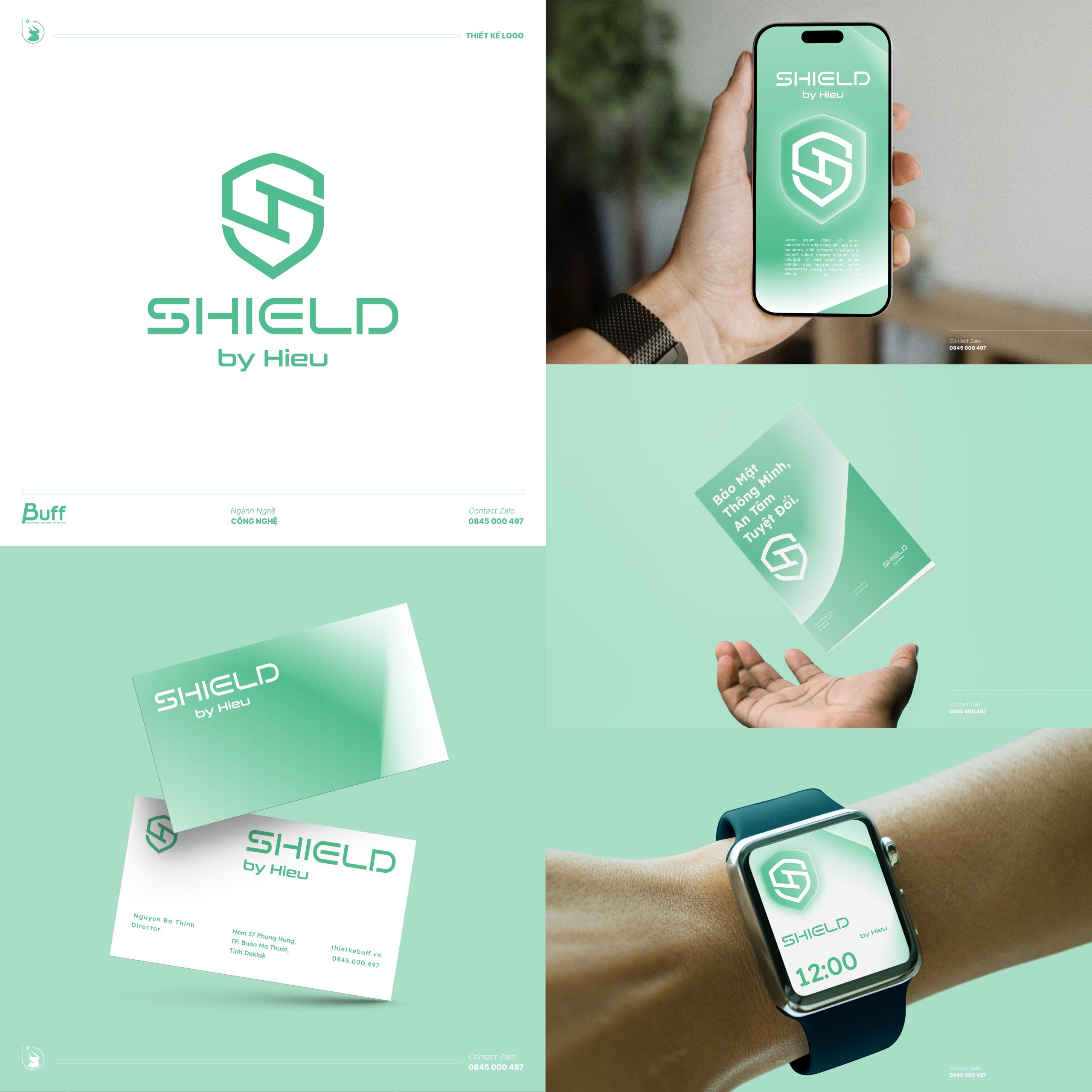 Bộ nhận diện tổng thể Shield by Hieu